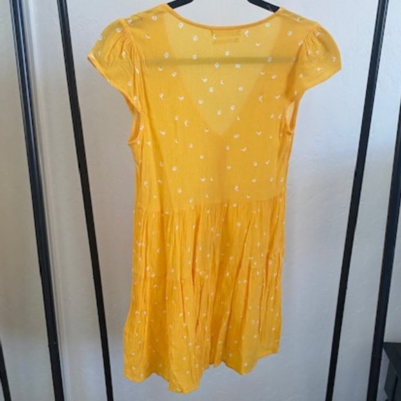 Urban Outfitters Rio Tiered Yellow Romper - Picture 7 of 8